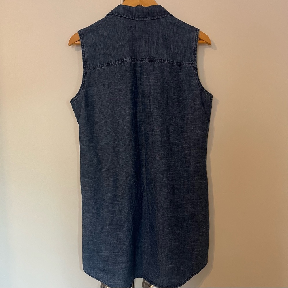 J. Jill Embroidered Chambray Tunic Top‎ | ShortDress – Women’s Small - Picture 7 of 14